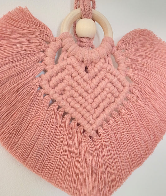 Macrame - Wall Bracket with heart