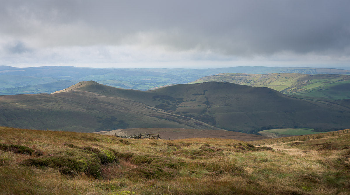 Canvas Prints Peak District image with moody sky